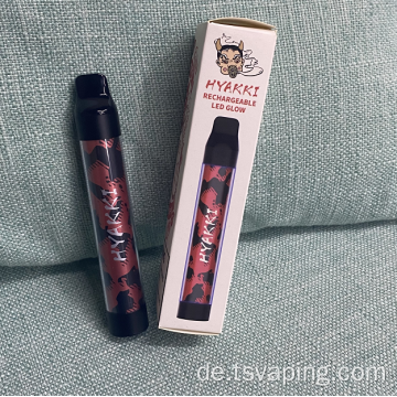 Kann wiederaufladbar Hyakki Vape Ecig verfügbar